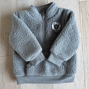RAIDERS Gray Fleece Pullover - 18 Months 🖤☠️